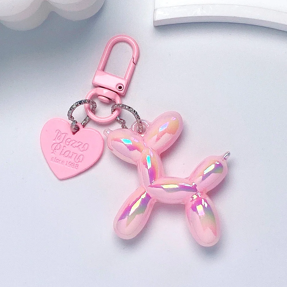 Schattige Acryl Ballon Hond Sleutelhanger | Cartoon Dier | Tas Hanger | Y2K Sleutelhanger voor Dames, Koppels, Auto, Rugzak & Geschenk | Trendy Accessoire Decoratie - Image 17