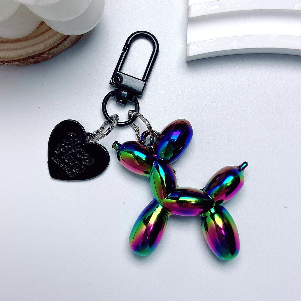 Schattige Acryl Ballon Hond Sleutelhanger | Cartoon Dier | Tas Hanger | Y2K Sleutelhanger voor Dames, Koppels, Auto, Rugzak & Geschenk | Trendy Accessoire Decoratie - Image 18