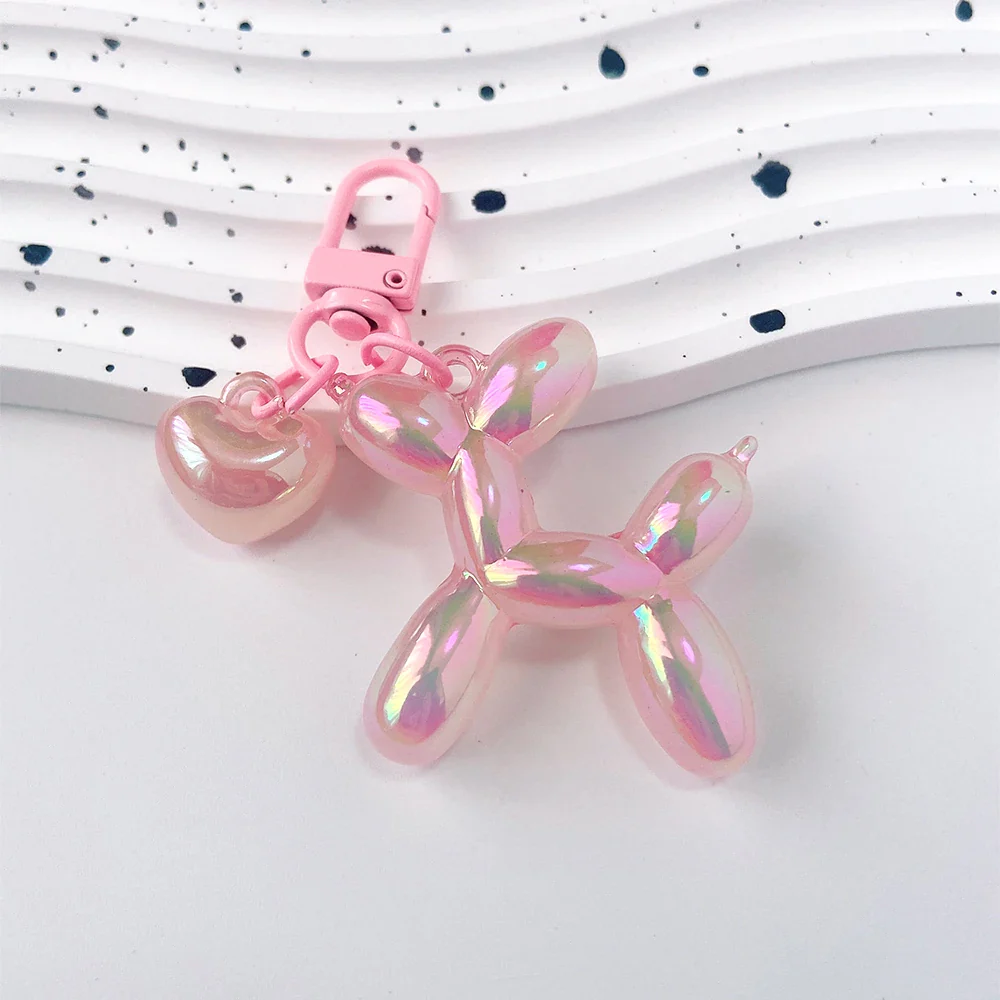 Schattige Acryl Ballon Hond Sleutelhanger | Cartoon Dier | Tas Hanger | Y2K Sleutelhanger voor Dames, Koppels, Auto, Rugzak & Geschenk | Trendy Accessoire Decoratie - Image 19