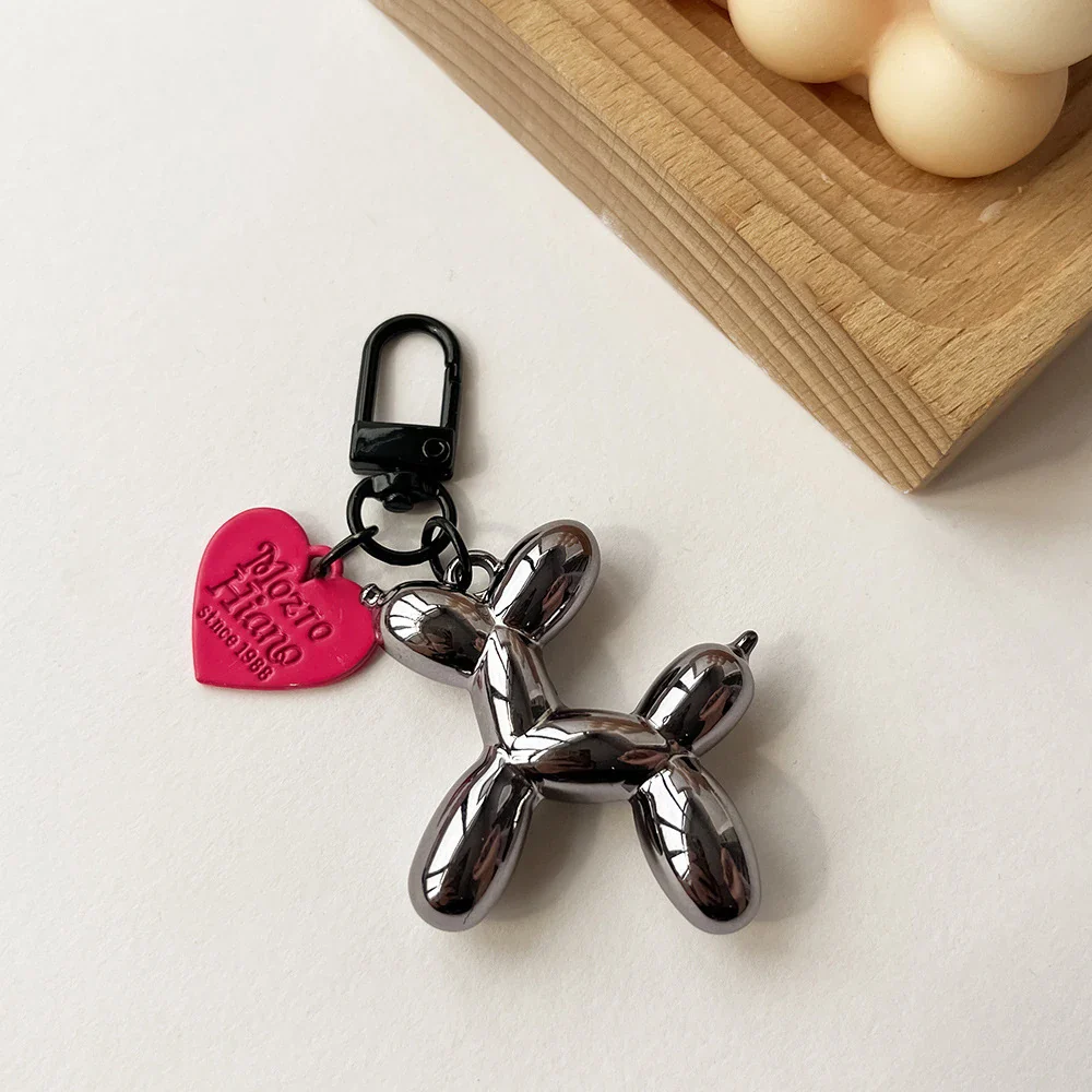 Schattige Acryl Ballon Hond Sleutelhanger | Cartoon Dier | Tas Hanger | Y2K Sleutelhanger voor Dames, Koppels, Auto, Rugzak & Geschenk | Trendy Accessoire Decoratie - Image 3