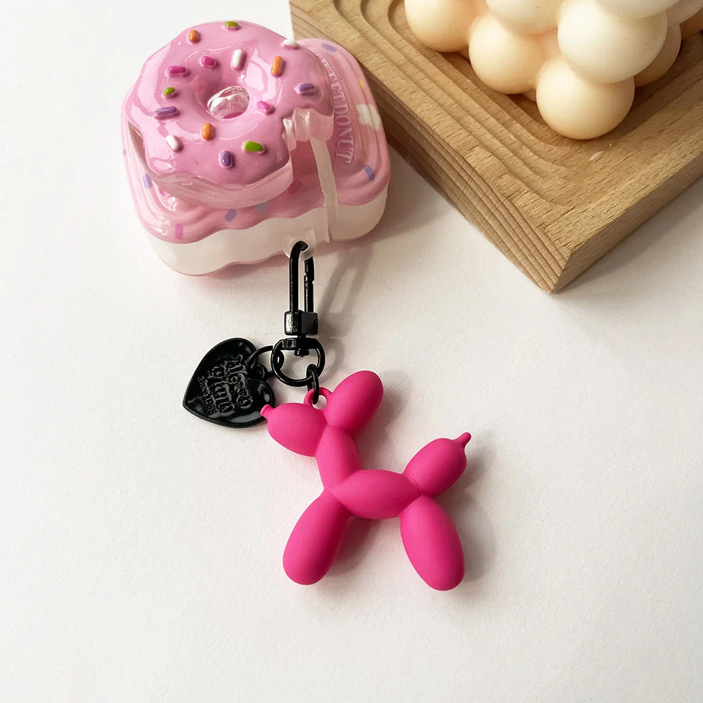 Schattige Acryl Ballon Hond Sleutelhanger | Cartoon Dier | Tas Hanger | Y2K Sleutelhanger voor Dames, Koppels, Auto, Rugzak & Geschenk | Trendy Accessoire Decoratie - Image 4