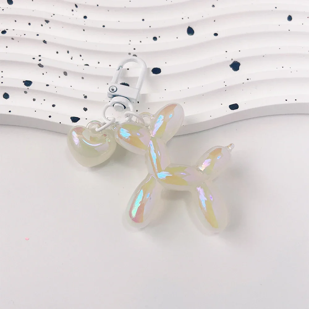 Schattige Acryl Ballon Hond Sleutelhanger | Cartoon Dier | Tas Hanger | Y2K Sleutelhanger voor Dames, Koppels, Auto, Rugzak & Geschenk | Trendy Accessoire Decoratie - Image 40