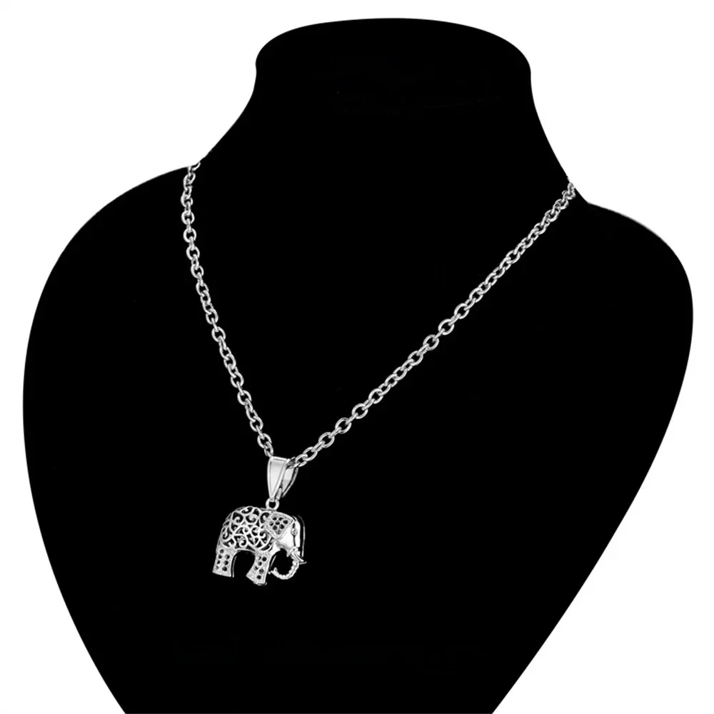 Dierenketting zilver of goud | RVS dierenhanger olifant, hond, uil of kat | Unisex sieraden cadeau voor dames & heren | Trendy diersieraad ketting | Hypoallergeen & duurzaam