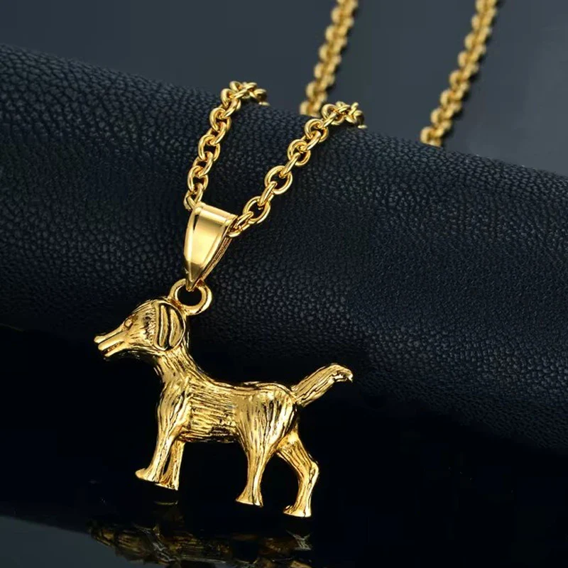 Dierenhanger ketting zilver of goud | Roestvrijstaal | Olifant hond uil kat hanger | Unisex dierenketting | Origineel cadeau voor dames & heren - Image 2