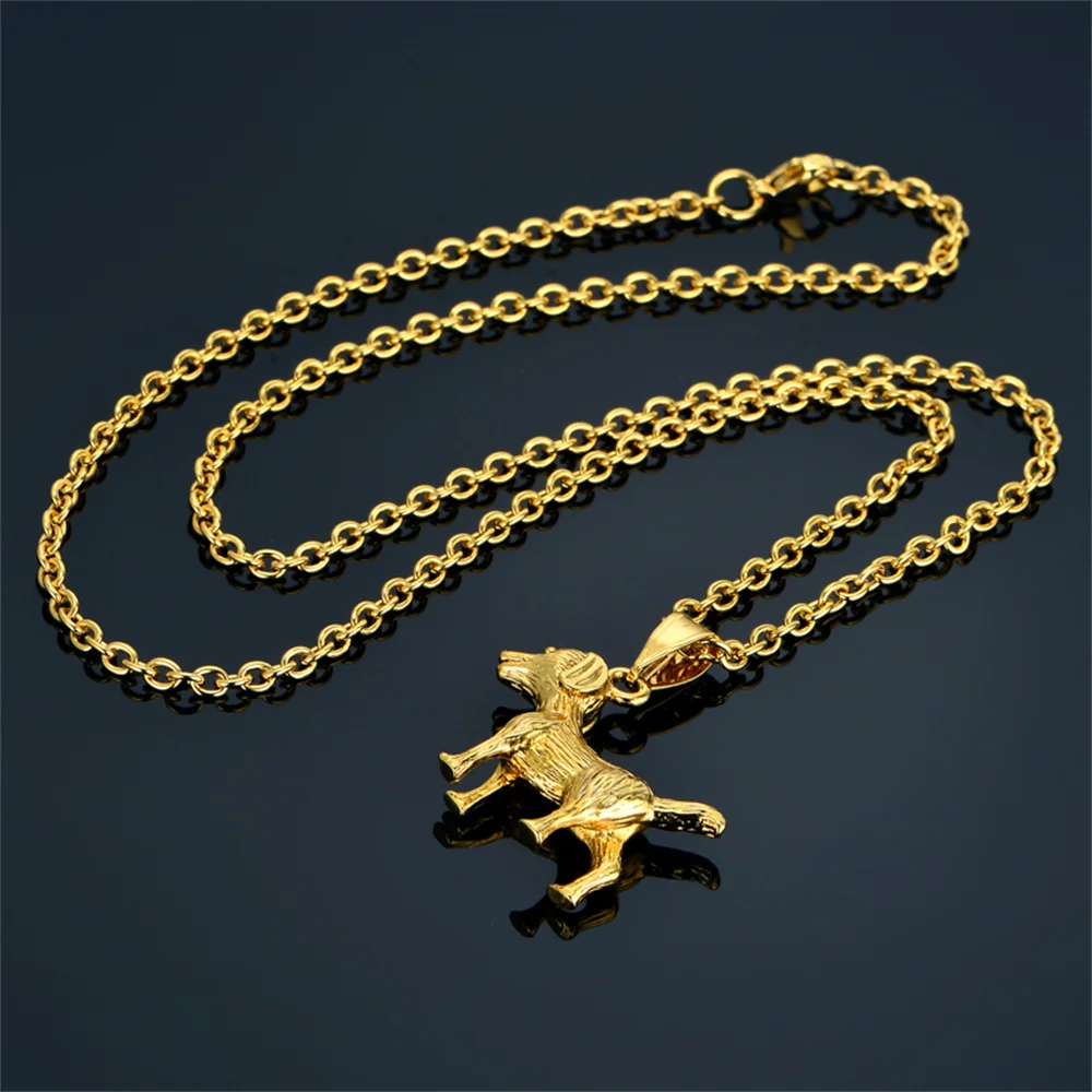 Dierenhanger ketting zilver of goud | Roestvrijstaal | Olifant hond uil kat hanger | Unisex dierenketting | Origineel cadeau voor dames & heren - Image 4