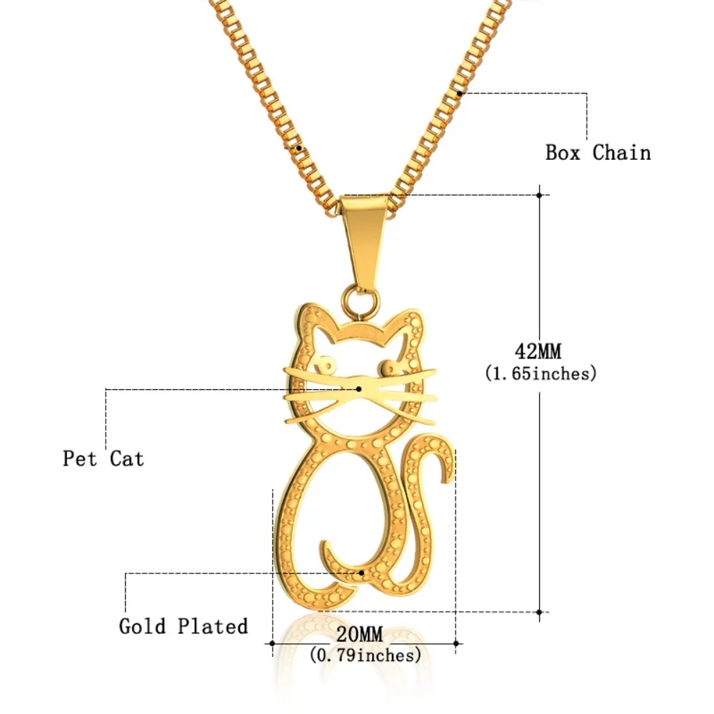 Dieren ketting dames heren | Stainless steel zilver goud | Olifant hond uil kat hanger | Unisex dierensieraad cadeau | Trendy fashion accessoire - Image 2