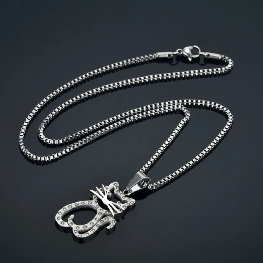 Dier hanger ketting | Roestvrij staal | Zilver of goud | Olifant, hond, uil, kat | Unisex dieren ketting | Cadeau voor dames en heren