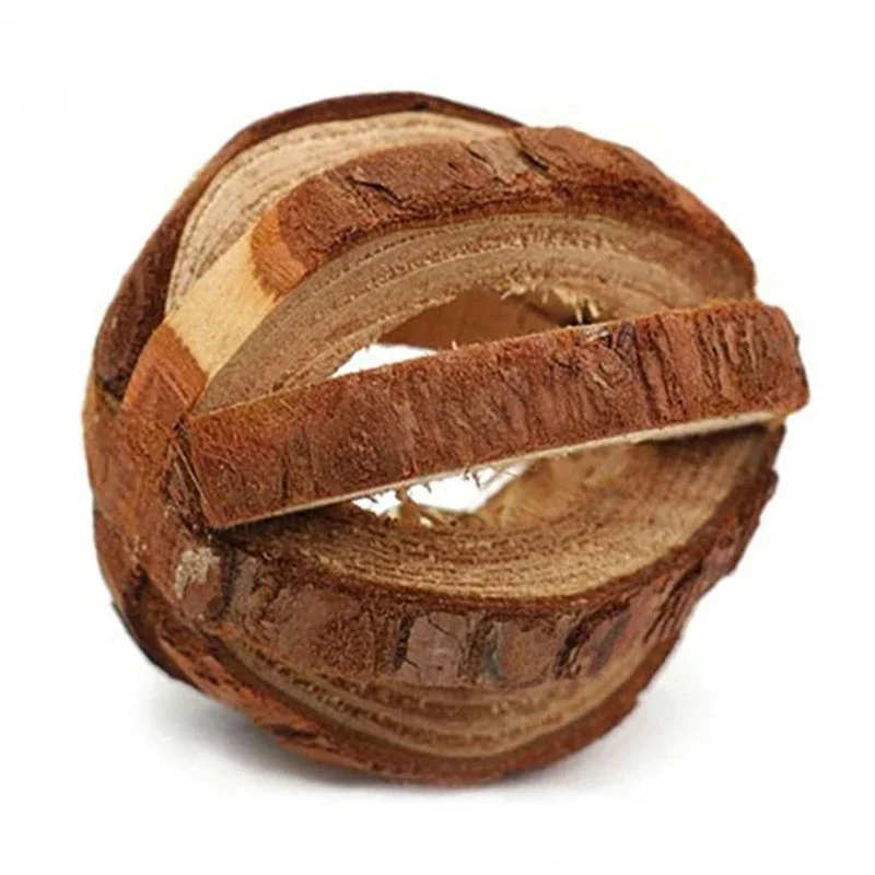 Natuurlijk Houten Speelgoed Konijn Roller | Dumbells Unicycle Bel | Knagende Tandenslijper voor Cavia's en Ratten | Huisdier Accessoires Molar Gereedschap | Geschikt voor Konijnen en Kleine Knaagdieren - Image 14