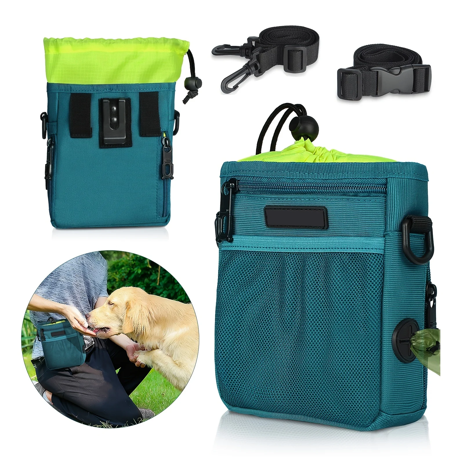 Hondenbeloningstas | Draagbare Hondentas met Poepzak Houder | Hond Accessoires | Polyester | Hunan