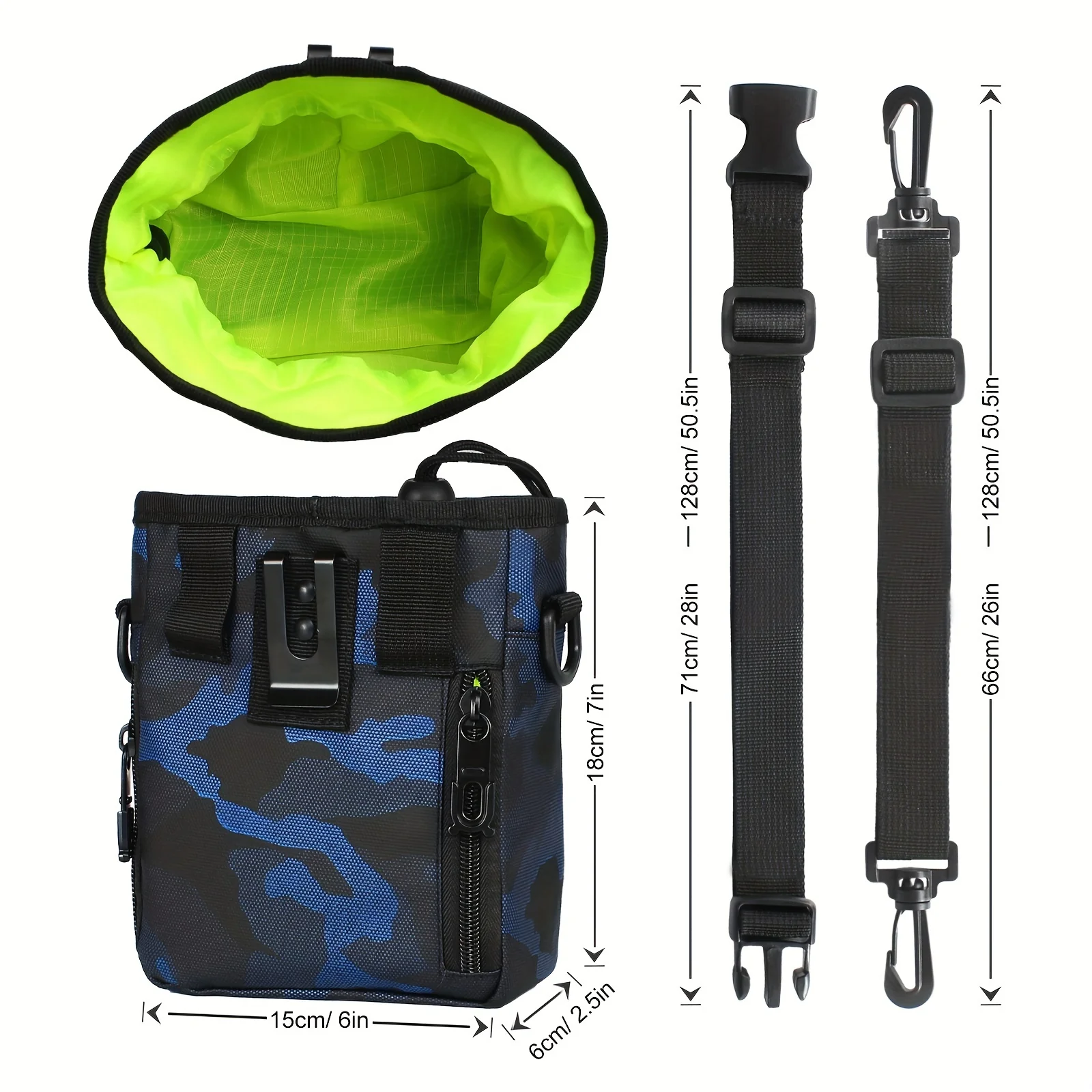 Hondenbeloningstas | Draagbare Hondentas met Poepzak Houder | Hond Accessoires | Polyester | Hunan - Image 2