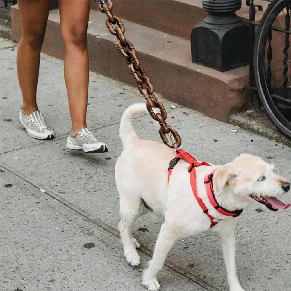 DogsChain | Grappige, Lichtgewicht Hondenriem die Lijkt op IJzeren Ketting | Comfortabel en Stevig | Beschikbaar in 1,5 en 3 Meter - Image 4