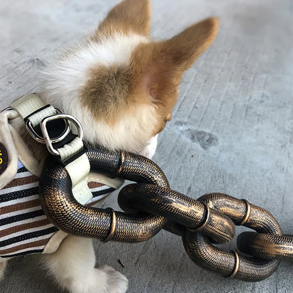 DogsChain | Grappige, Lichtgewicht Hondenriem die Lijkt op IJzeren Ketting | Comfortabel en Stevig | Beschikbaar in 1,5 en 3 Meter - Image 5