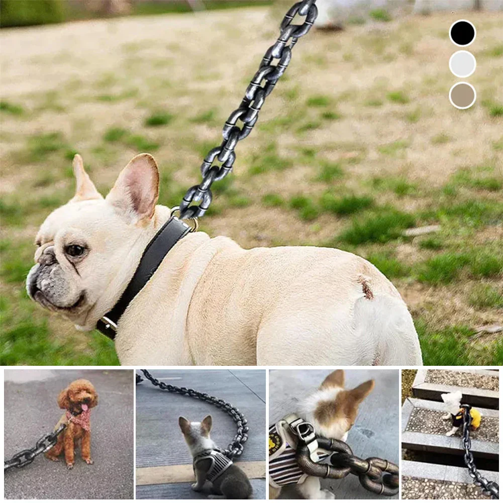 DogsChain | Grappige, Lichtgewicht Hondenriem die Lijkt op IJzeren Ketting | Comfortabel en Stevig | Beschikbaar in 1,5 en 3 Meter - Image 7