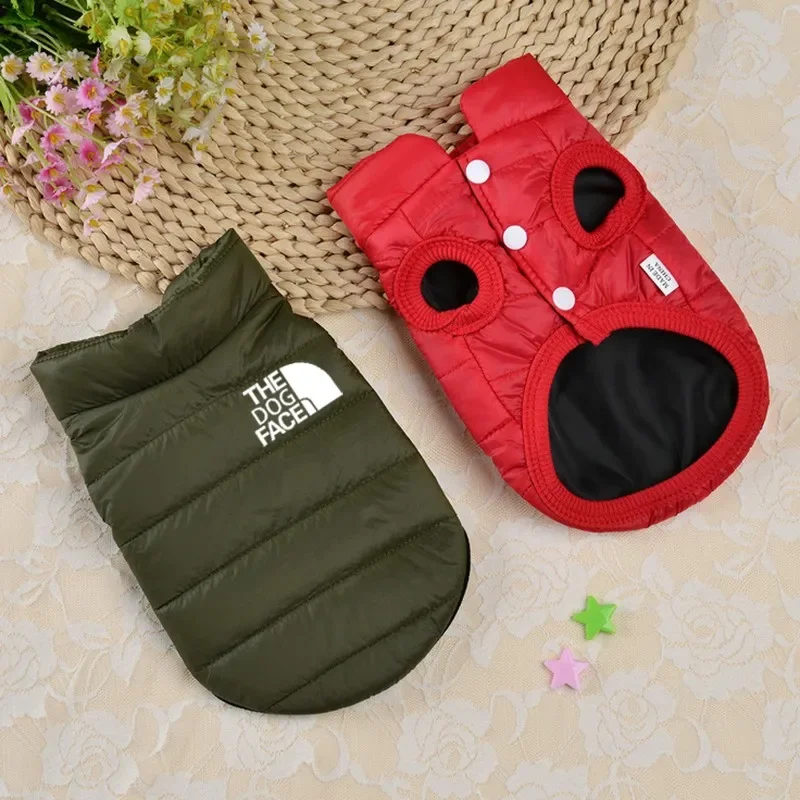 Warme Hondenjas Dubbelzijdig | Winterkleding Kleine en Middelgrote Honden | Vest Chihuahua Zacht - Image 2