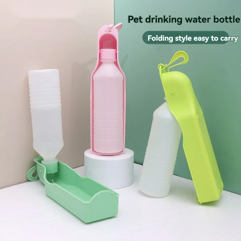 2-in-1 Waterfles voor Honden | Inklapbaar en Lekvrij Ontwerp | Ideaal voor Wandelingen, Reizen en Kamperen - Image 2