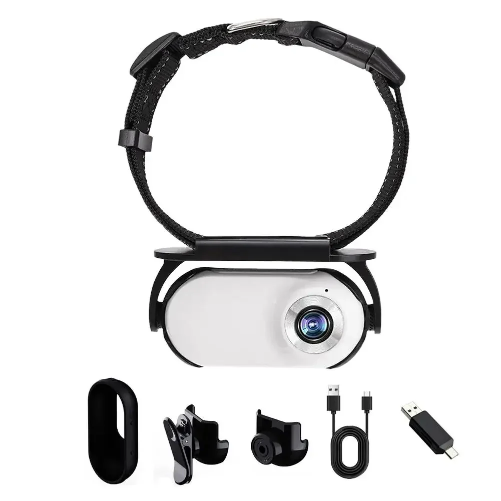 Mini Kattenhalsbandcamera | HD Groothoeklens 120° | Full HD 1080P Video | 4K Foto | Real-time Kleurenscherm | Lange Batterijduur 240 min | 256 GB Geheugenondersteuning | OTG Telefoonaansluiting - Image 10