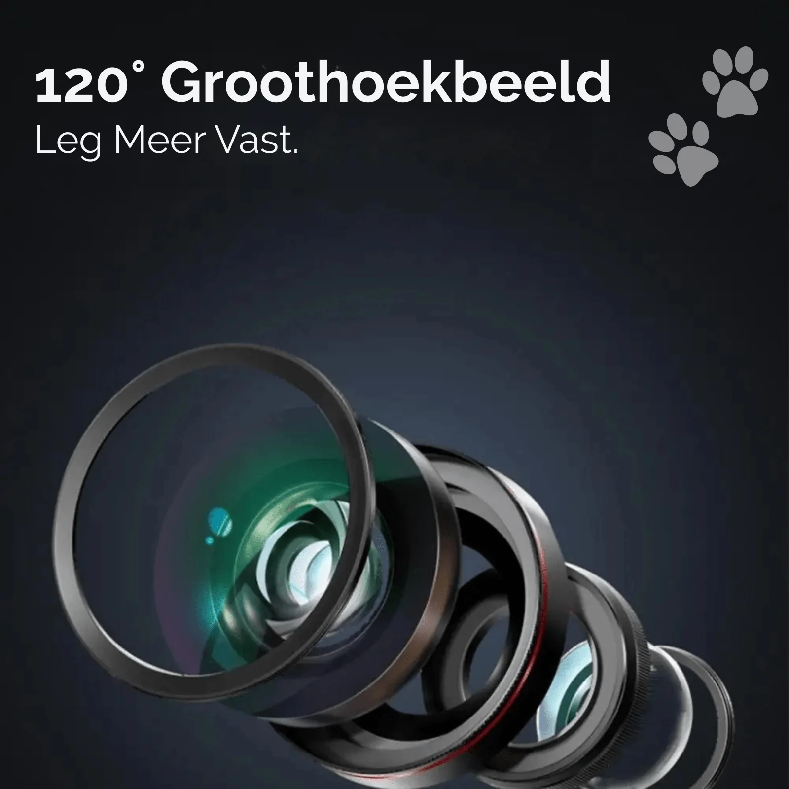 Mini Kattenhalsbandcamera | HD Groothoeklens 120° | Full HD 1080P Video | 4K Foto | Real-time Kleurenscherm | Lange Batterijduur 240 min | 256 GB Geheugenondersteuning | OTG Telefoonaansluiting - Image 3