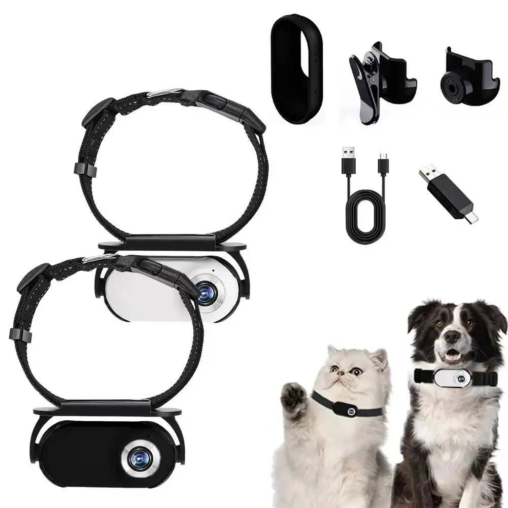 Mini Kattenhalsbandcamera | HD Groothoeklens 120° | Full HD 1080P Video | 4K Foto | Real-time Kleurenscherm | Lange Batterijduur 240 min | 256 GB Geheugenondersteuning | OTG Telefoonaansluiting - Image 8