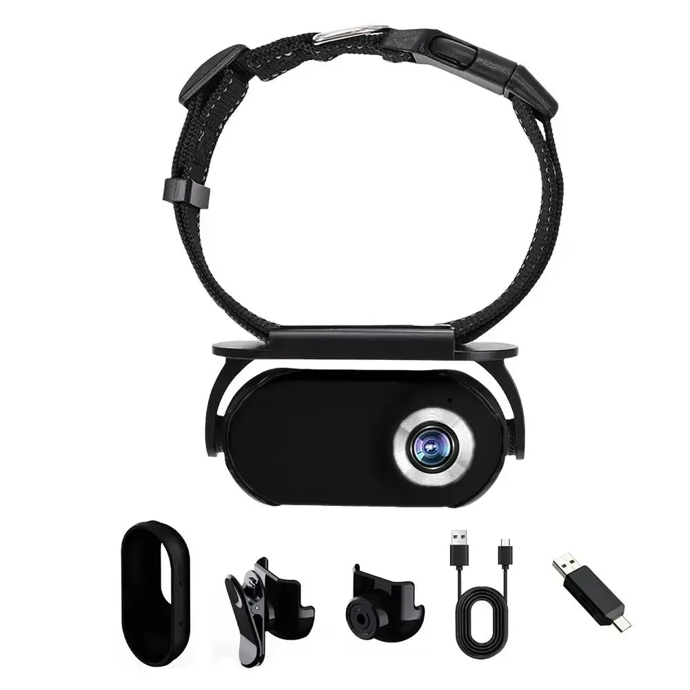 Mini Kattenhalsbandcamera | HD Groothoeklens 120° | Full HD 1080P Video | 4K Foto | Real-time Kleurenscherm | Lange Batterijduur 240 min | 256 GB Geheugenondersteuning | OTG Telefoonaansluiting - Image 9