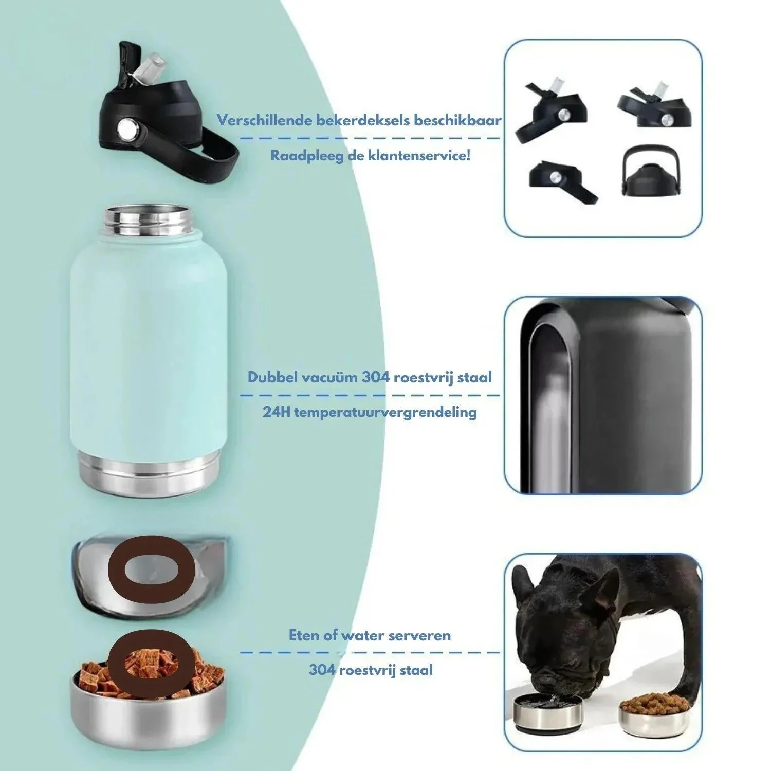 DrinkEase | Handige fles voor hydratatie onderweg voor hond en kat - Image 3