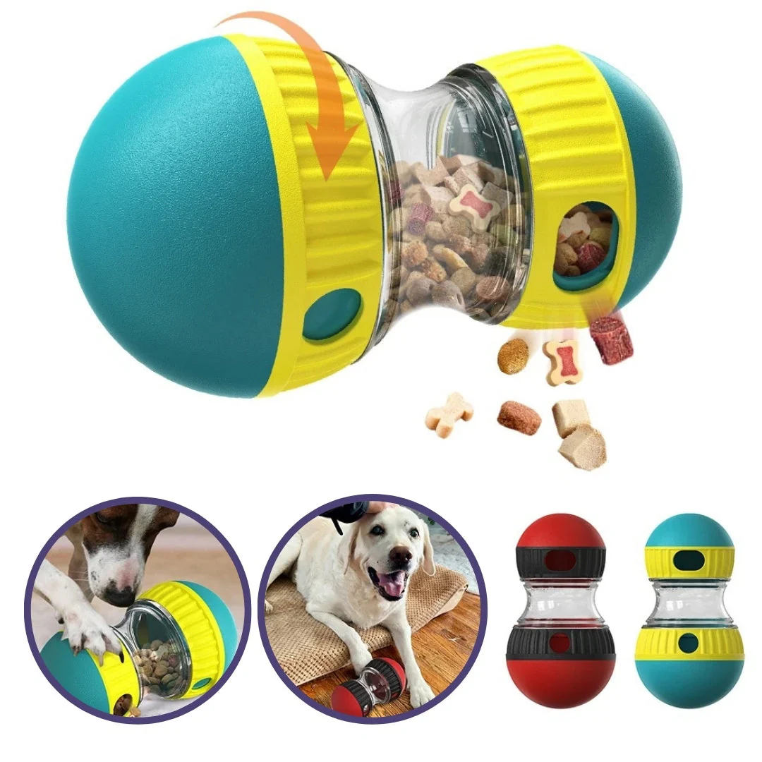 Interactief Honden Speelgoed | Haltervorm | Mentale Uitdaging | Beweging | Duurzaam en Gemakkelijk Schoon te Maken | Binnen en Buiten Gebruik | Rood Geel - Image 6