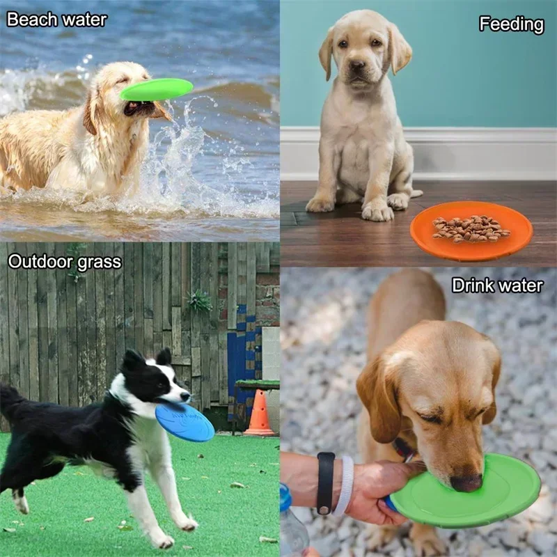 Rubber Frisbee voor Honden | Bijtbestendig en Interactief Speeltje | Verkrijgbaar in 15 cm en 22 cm | Diverse Kleuren | Duurzaam en Ideaal voor Actieve Honden van Alle Rassen - Image 4
