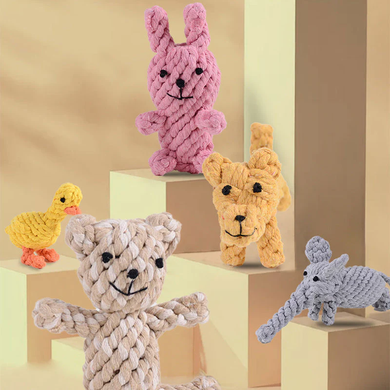 Duurzaam Speelgoed voor Honden | Kauwbestendige Knuffel | Versterkte Stiksels | Geschikt voor Puppy’s en Kleine Honden | Kleurrijke Dierenontwerpen - Image 6