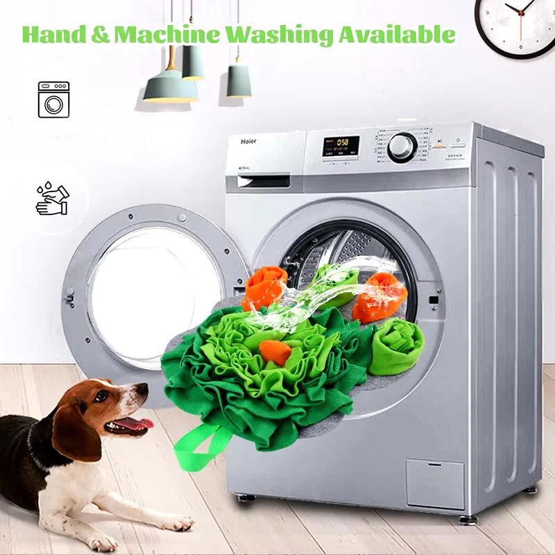 Wasbare Interactieve Fleece Snuffelmat voor Honden | Mentale Stimulatie en Voedingsplezier | Hoogwaardige Materialen | Eenvoudig Te Reinigen | Geschikt Voor Diverse Rassen | 43cm - Image 4