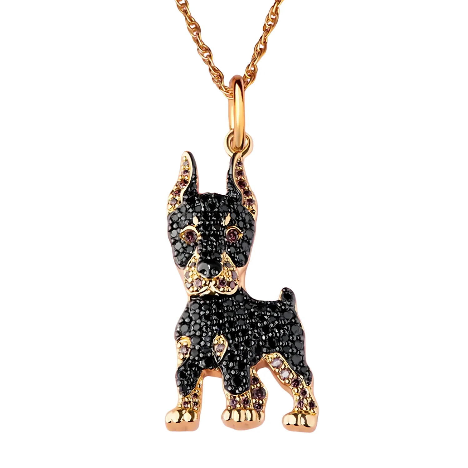 Beagle Hanger Ketting voor Dames | 925 Sterling Zilver | Schattige Hond Sieraad | Uniek 3D Design | Puppy Dierenliefhebbers Cadeau | Cubic Zirconia | Memorial Gift