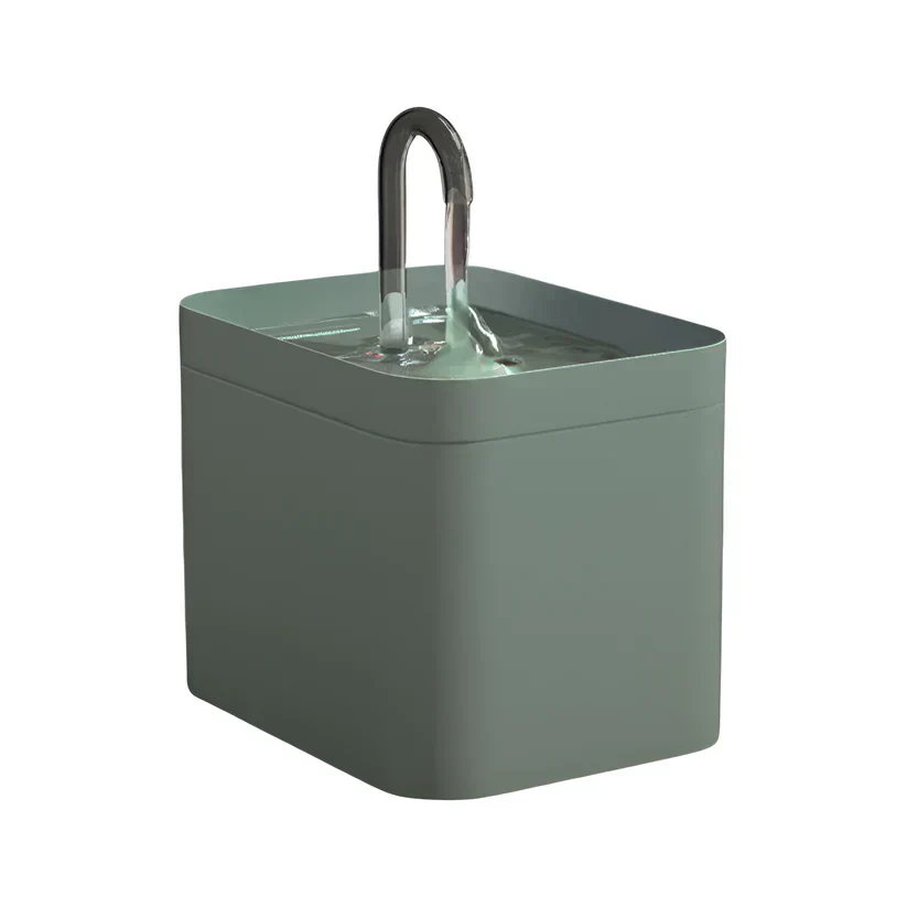 FlowCat Waterfontein voor katten | Stil met meervoudig filtersysteem | 2 liter reservoir | LED-indicator | Roestvrijstalen pijp | Eenvoudig te reinigen - Image 4
