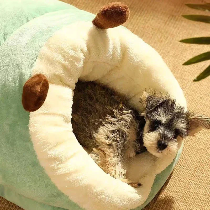 Opvouwbaar Hondenbed | Ademend Coral Fleece | Slipper Vorm | Warme Winter Optie | Comfort Voor Kleine Honden | Gemakkelijk Opvouwbaar | Wasbaar Materiaal | Geschikt Voor Thuisgebruik en Reizen - Image 5
