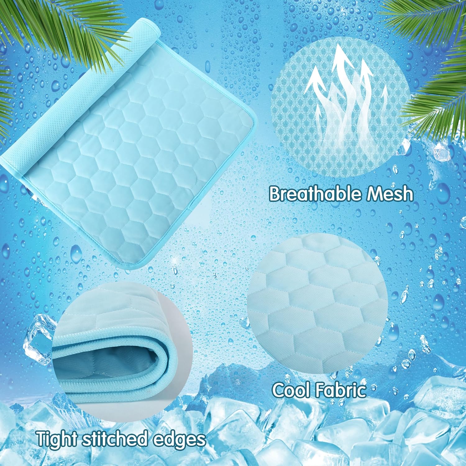 FrostPaw koelmat voor huisdieren | Zelfkoelende mat zonder gel of giftige stoffen | Directe verkoeling voor hond en kat | Veilig en comfortabel loungen - Image 3