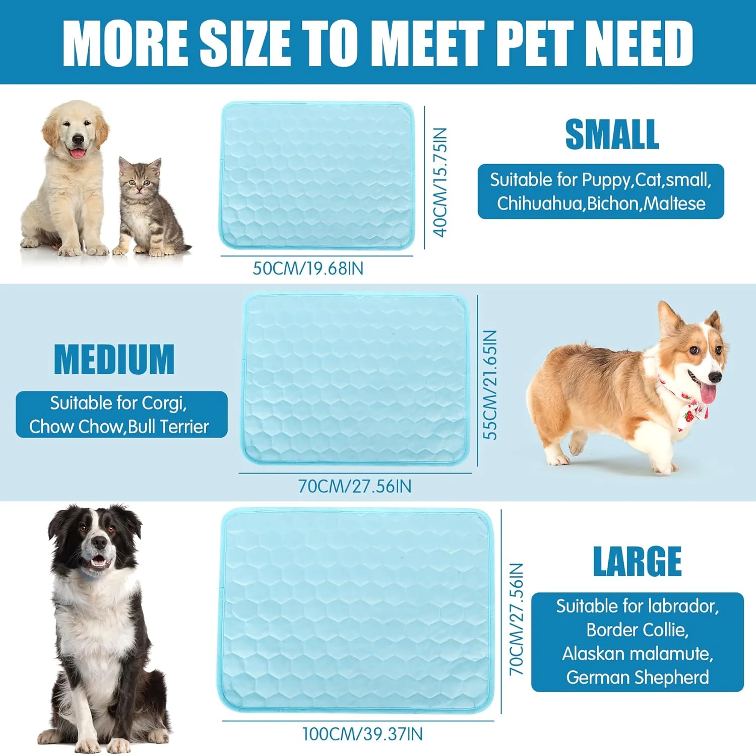 FrostPaw koelmat voor huisdieren | Zelfkoelende mat zonder gel of giftige stoffen | Directe verkoeling voor hond en kat | Veilig en comfortabel loungen - Image 6