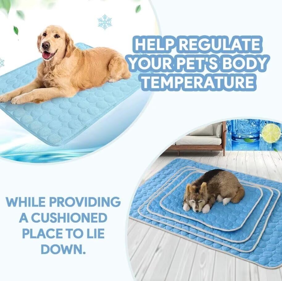 FrostPaw koelmat voor huisdieren | Zelfkoelende mat zonder gel of giftige stoffen | Directe verkoeling voor hond en kat | Veilig en comfortabel loungen - Image 8