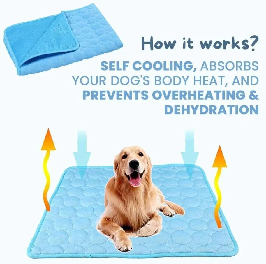 FrostPaw koelmat voor huisdieren | Zelfkoelende mat zonder gel of giftige stoffen | Directe verkoeling voor hond en kat | Veilig en comfortabel loungen - Image 9