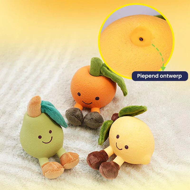 Duurzaam Hondenspeeltje Fruitontwerp | Kauwbestendig | Met Pieper | Veilig Materiaal - Image 3