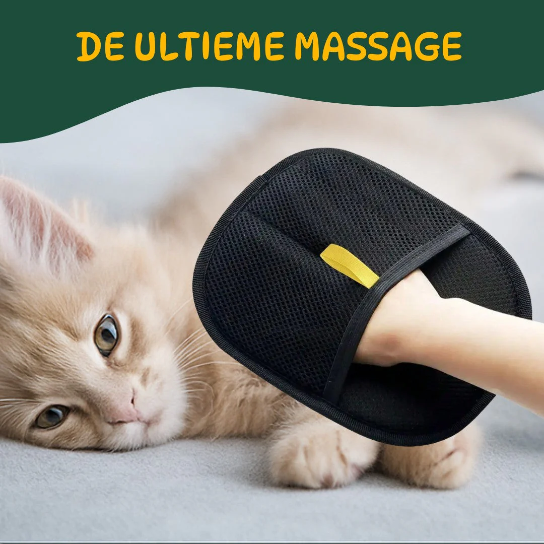 FurAway™ Huisdieren Haarverwijderhandschoen | Siliconen Noppen | Hond en Kat Vachtverzorging | Herbruikbaar - Image 4