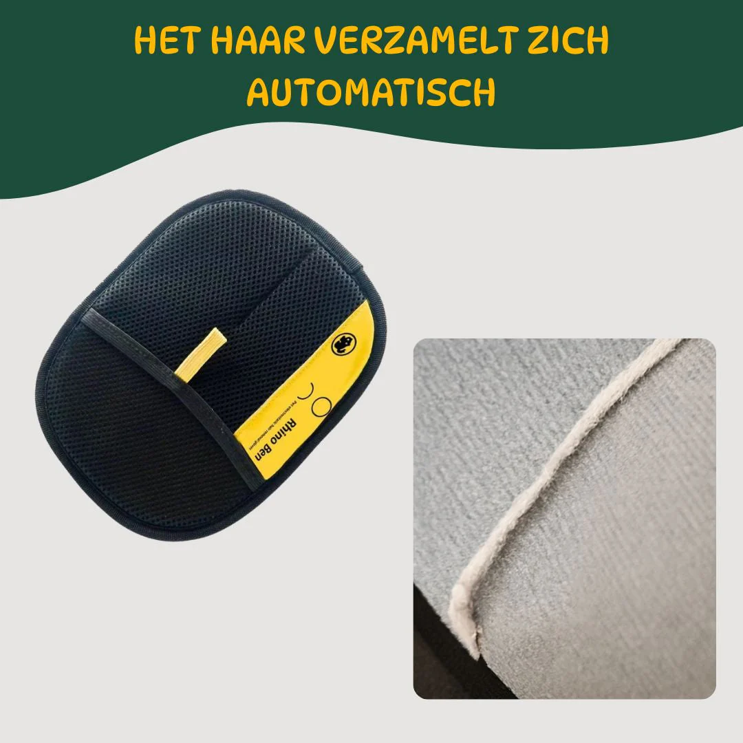 FurAway™ Huisdieren Haarverwijderhandschoen | Siliconen Noppen | Hond en Kat Vachtverzorging | Herbruikbaar - Image 7