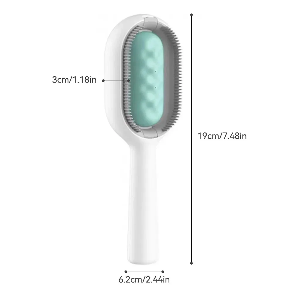 FurBrush Verzorgingshulpmiddel voor Huisdieren | Waterreservoir en Zacht Siliconen | Voor Honden en Katten | Zwart - Image 7