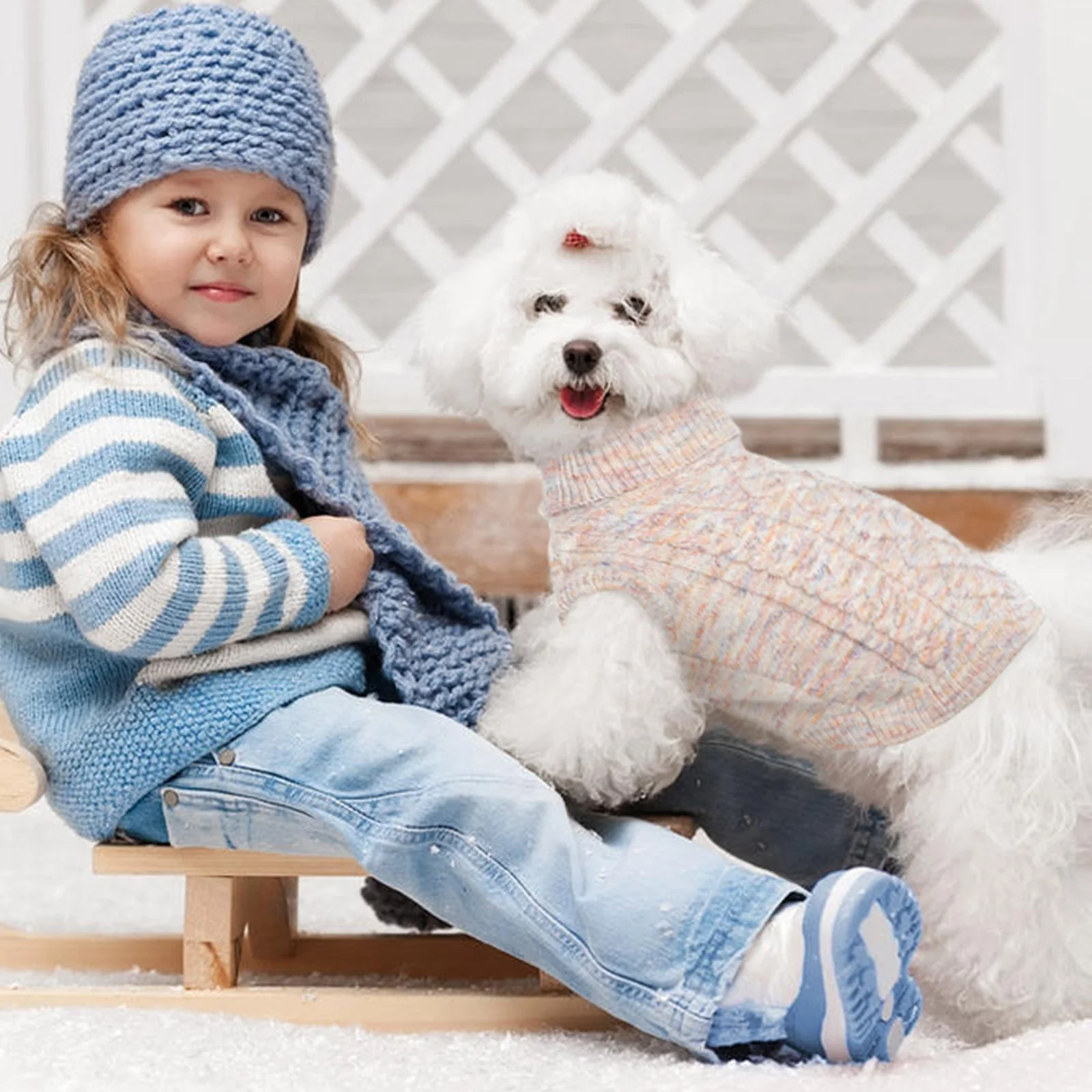 Coltrui voor Honden | Knusse Gebreide Trui | Warme Winterkleding | Flexible en Comfortabel | Verkrijgbaar in Meerdere Kleuren en Maten - Image 11