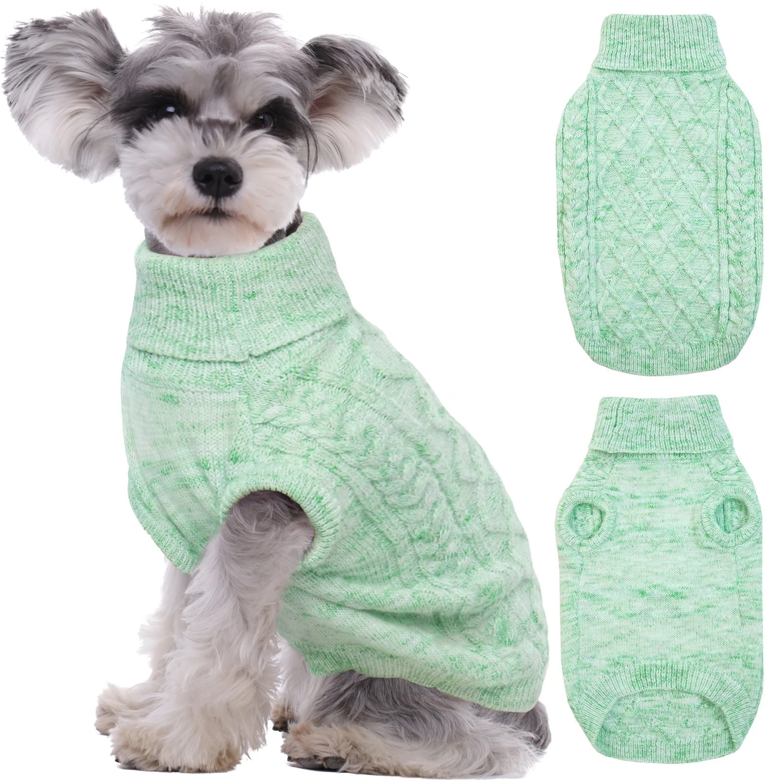 Coltrui voor Honden | Knusse Gebreide Trui | Warme Winterkleding | Flexible en Comfortabel | Verkrijgbaar in Meerdere Kleuren en Maten - Image 14