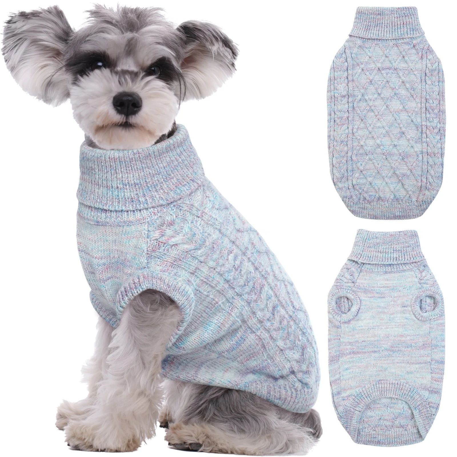 Coltrui voor Honden | Knusse Gebreide Trui | Warme Winterkleding | Flexible en Comfortabel | Verkrijgbaar in Meerdere Kleuren en Maten - Image 5