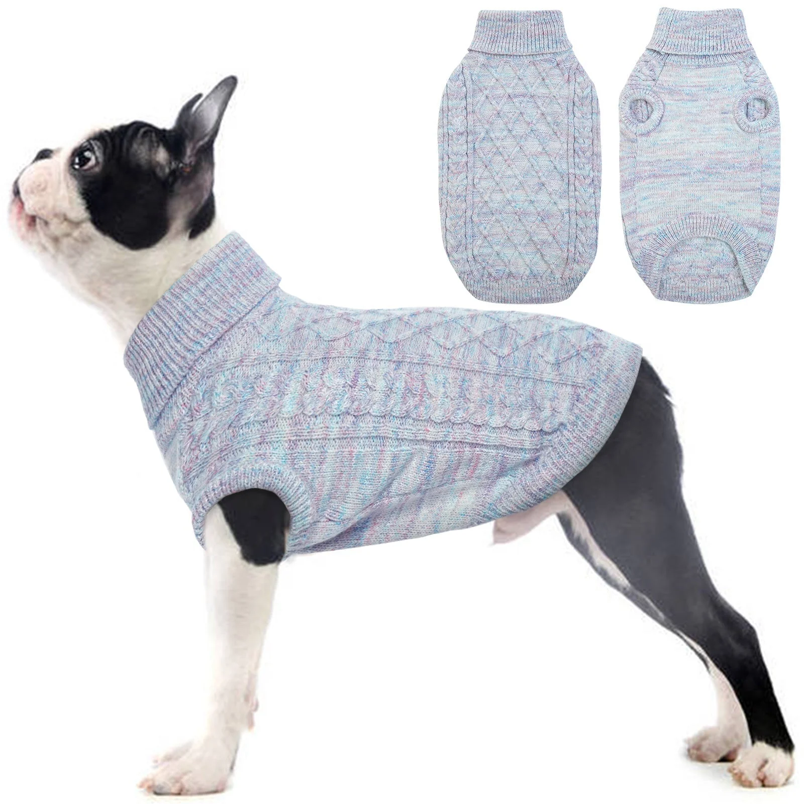 Coltrui voor Honden | Knusse Gebreide Trui | Warme Winterkleding | Flexible en Comfortabel | Verkrijgbaar in Meerdere Kleuren en Maten - Image 6