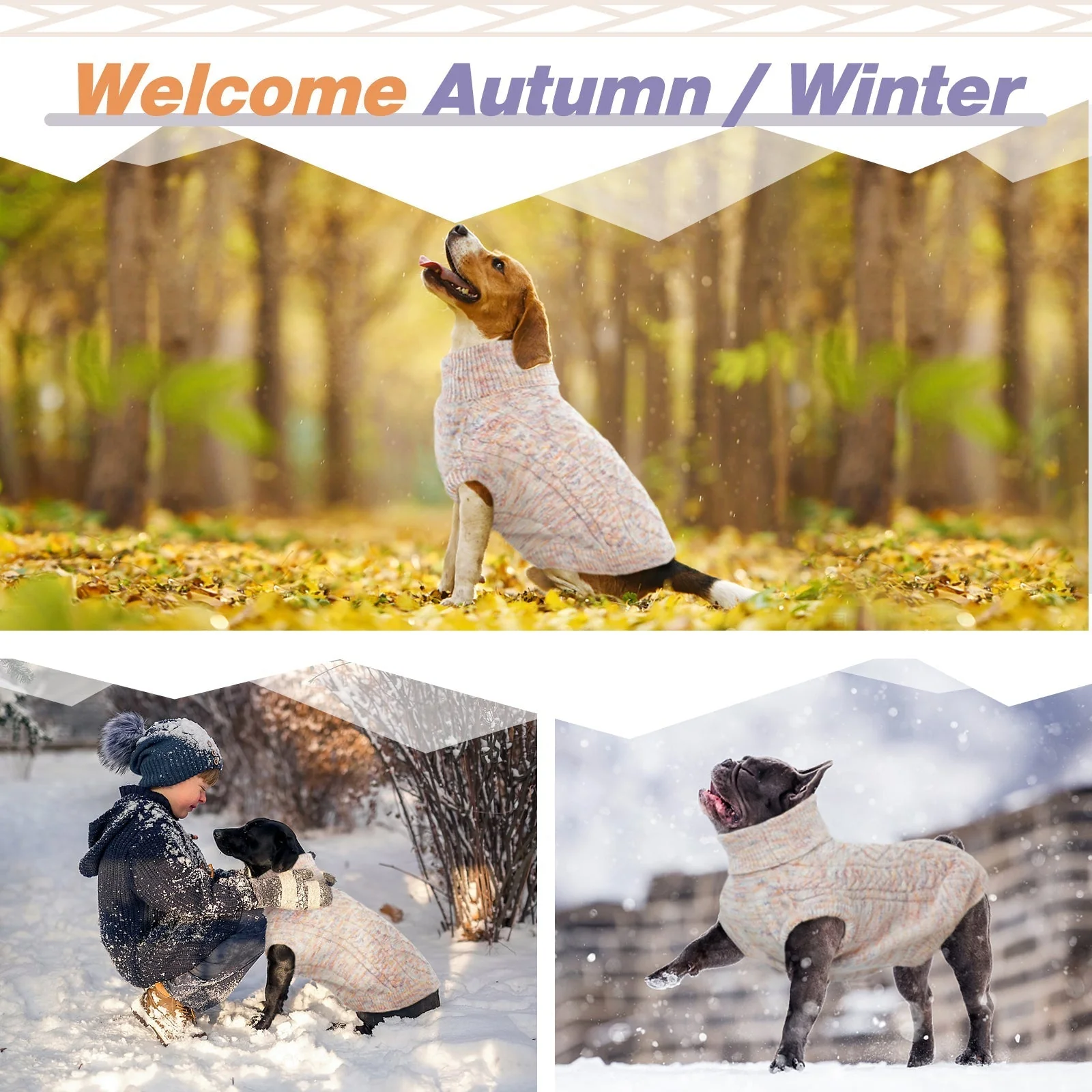 Coltrui voor Honden | Knusse Gebreide Trui | Warme Winterkleding | Flexible en Comfortabel | Verkrijgbaar in Meerdere Kleuren en Maten - Image 9