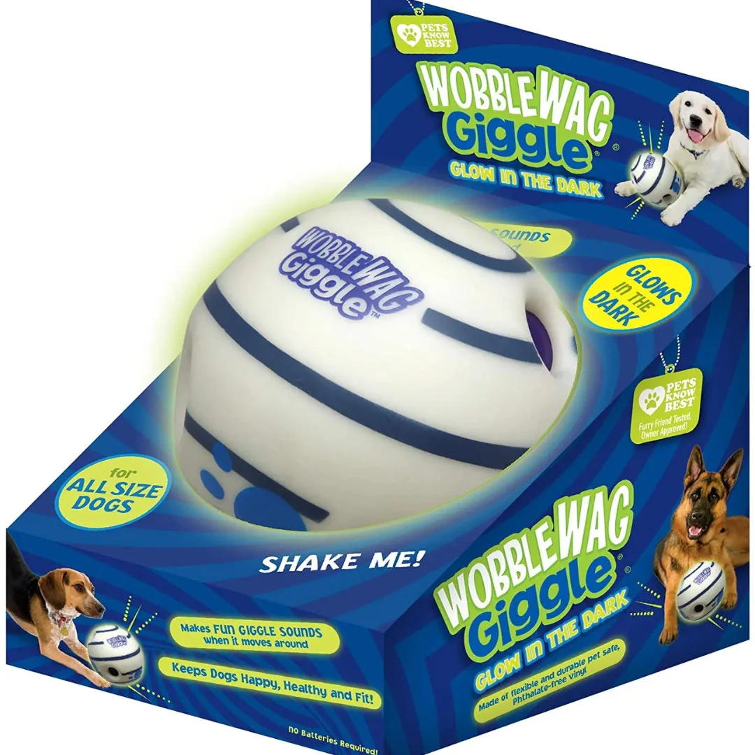 Giechelende Speelbal Voor Honden | Glow In The Dark | Duurzaam Kunststof | Voor Alle Hondenrassen | Geen Batterijen Nodig | Groene Interactieve Bal - Image 8