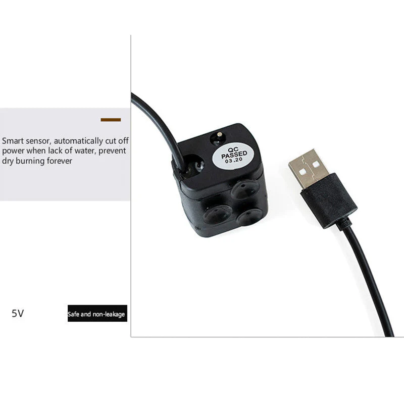 Katwaterfontein Olifant 1.2L | USB Automatisch Keramisch | Filter | Veilig en Duurzaam | Stressverlichtend | Hoogwaardige Materialen | Slimme Sensor | Tijger & Puppy Geschikt - Image 6