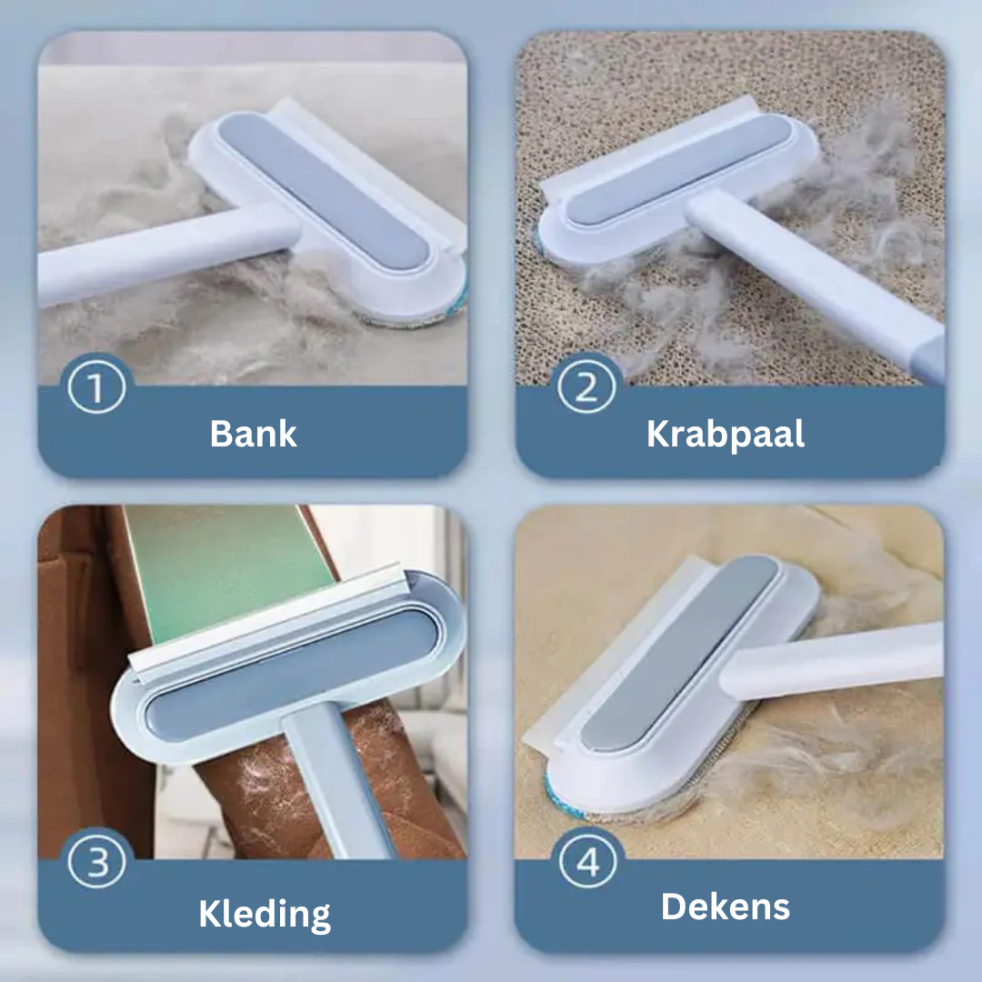 Dierenhaar verwijderaar 4-in-1 | Herbruikbaar zonder batterijen | Geschikt voor meubels, kleding, dekens en krabpalen | Snel en effectief schoonmaken - Image 3