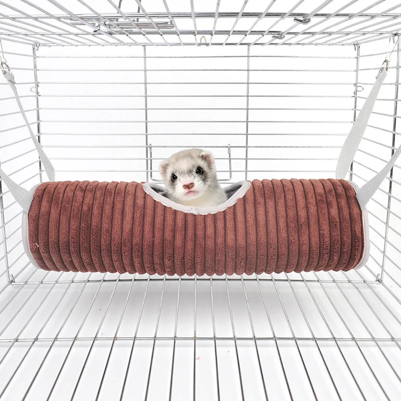 Huisdier Hangmat | Fleece Hammock voor Hamsters | Tunnel Schuilplaats voor Kleine Dieren | Warme Rat Hangplek | Rodent Accessoire XCW05 | Zhejiang China - Image 6