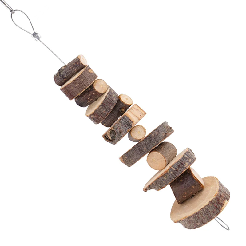 Konijn Hamster Knaagdieren Speelgoed | Houten Kauwspeelgoed Grindstaaf | Stressvrij | Tandgezondheid - Image 6