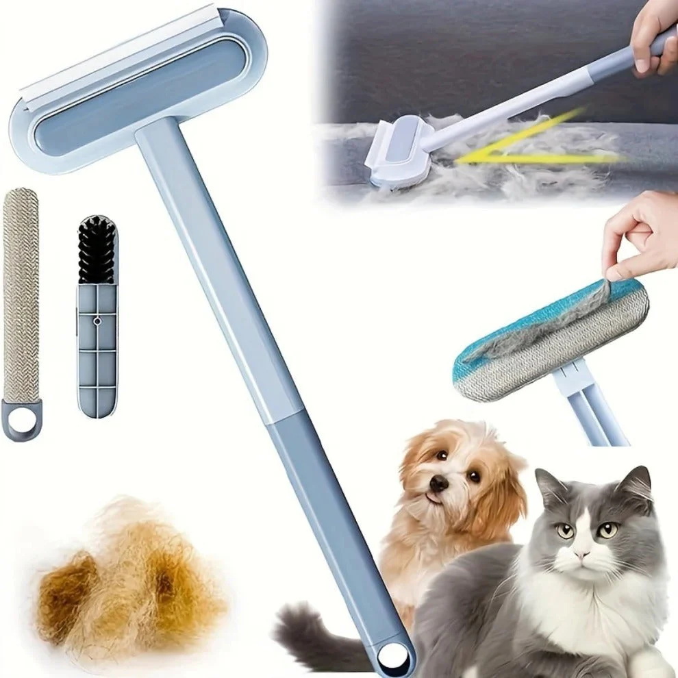 Handheld Huisdier Haarverwijderaar | Dubbelzijdige Borstel voor Honden- en Kattenhaar | Voor Meubels en Kleding | Geschikt voor Meerdere Oppervlakken | Ergonomisch Handvat | Voor Efficiënte Haarverwijdering - Image 2